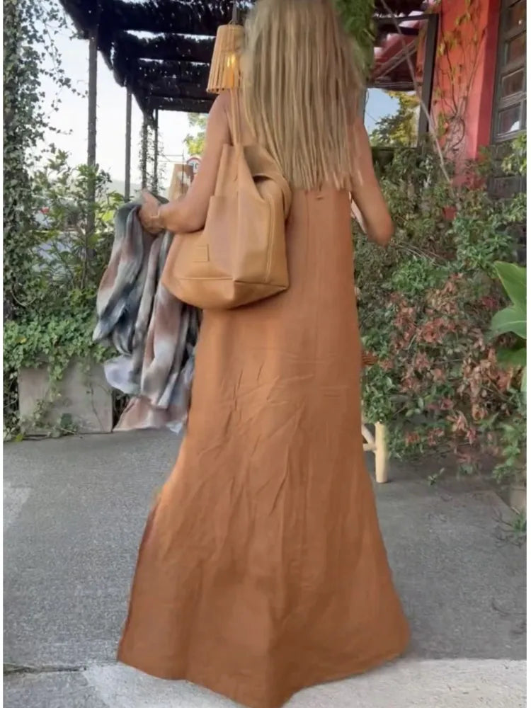 Aurelia | Elegantes Halter-Sommerkleid mit Seitenschlitz - Image 8