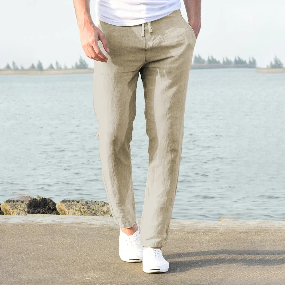 Arne | Bequeme, leichte Baumwoll-Leinen-Hose - Image 4