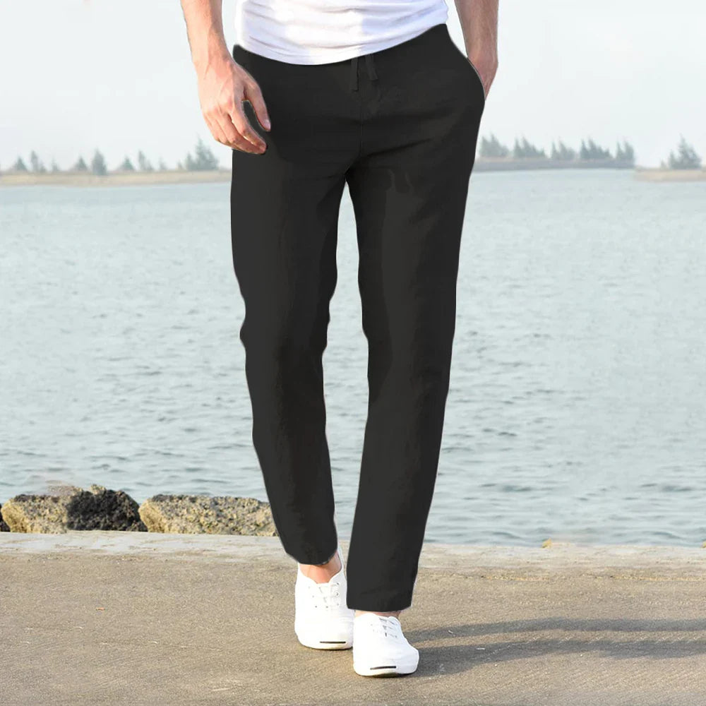 Arne | Bequeme, leichte Baumwoll-Leinen-Hose - Image 3