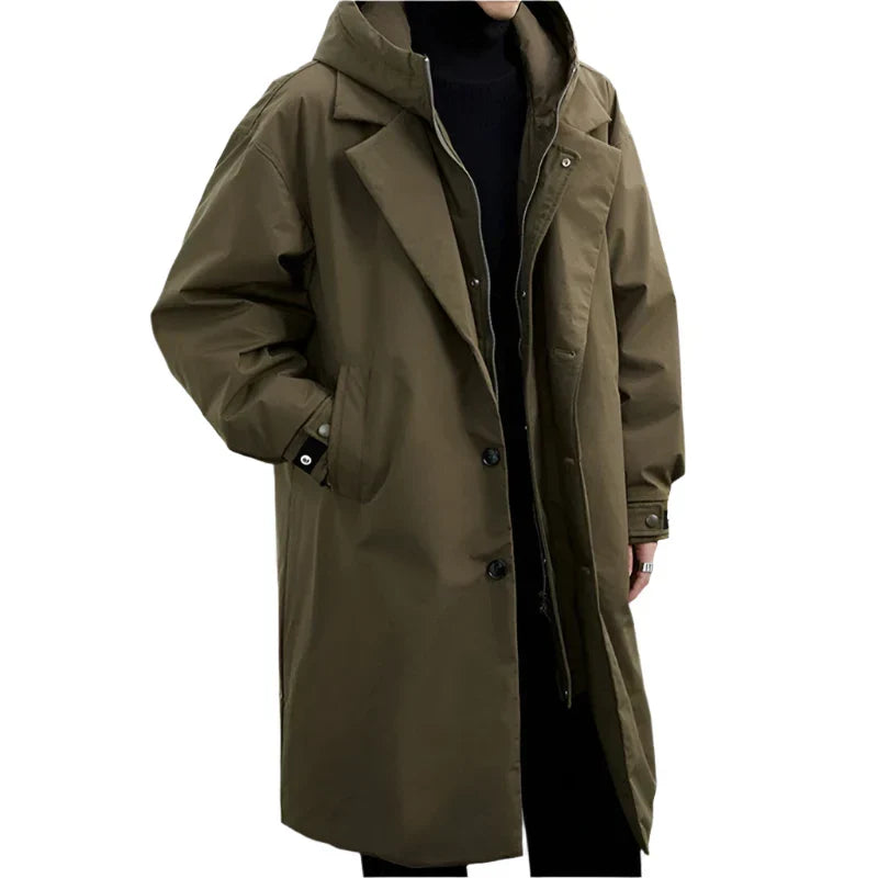 Jay | Stilvoller Trenchcoat mit Kapuze - Image 1