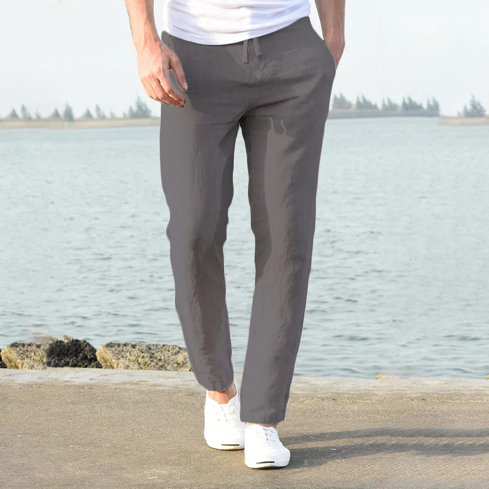 Arne | Bequeme, leichte Baumwoll-Leinen-Hose - Image 2