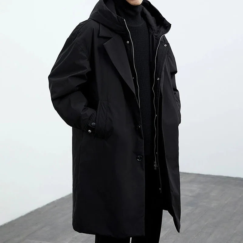 Jay | Stilvoller Trenchcoat mit Kapuze - Image 7