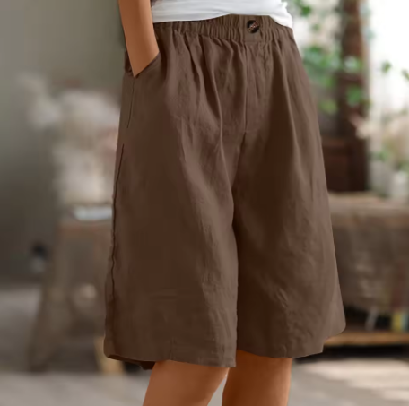 Jule | Bequeme, atmungsaktive Leinen-Shorts für den Sommer - Image 12