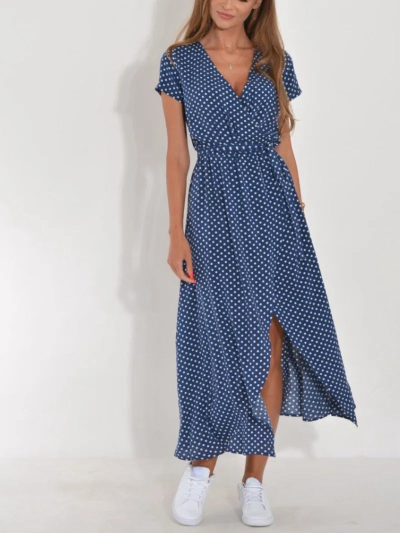 Laura | Elegantes geblümtes Wickelkleid - Image 6