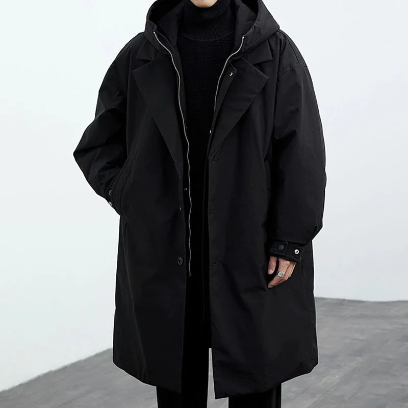 Jay | Stilvoller Trenchcoat mit Kapuze - Image 8