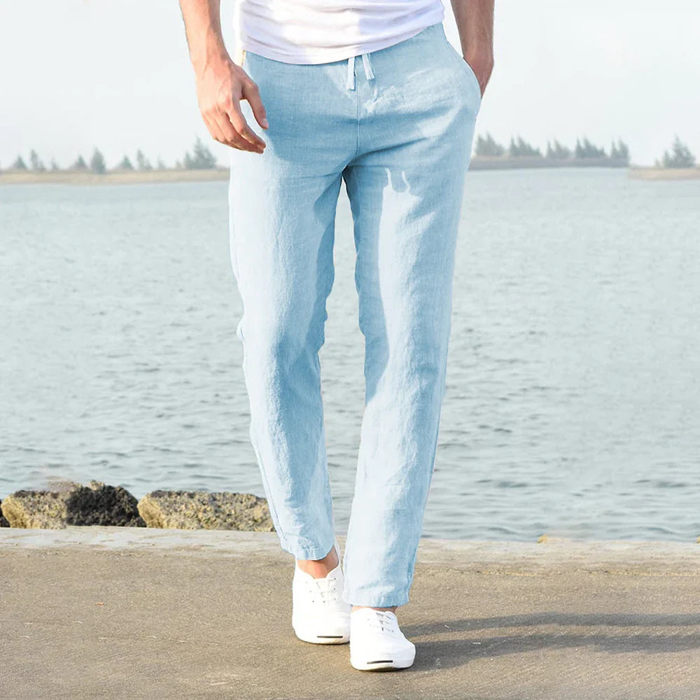 Arne | Bequeme, leichte Baumwoll-Leinen-Hose - Image 6