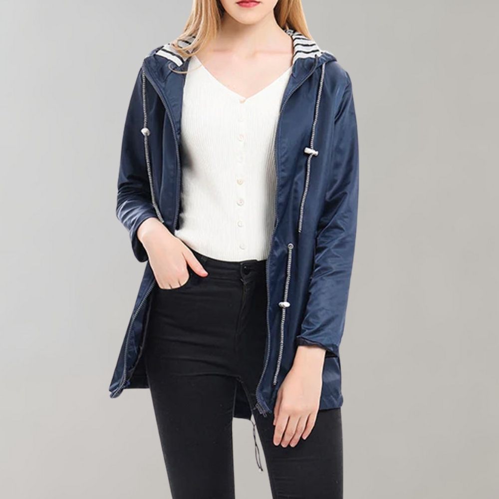 Luzia | Damen Anorak Mantel mit Kapuze - Image 1
