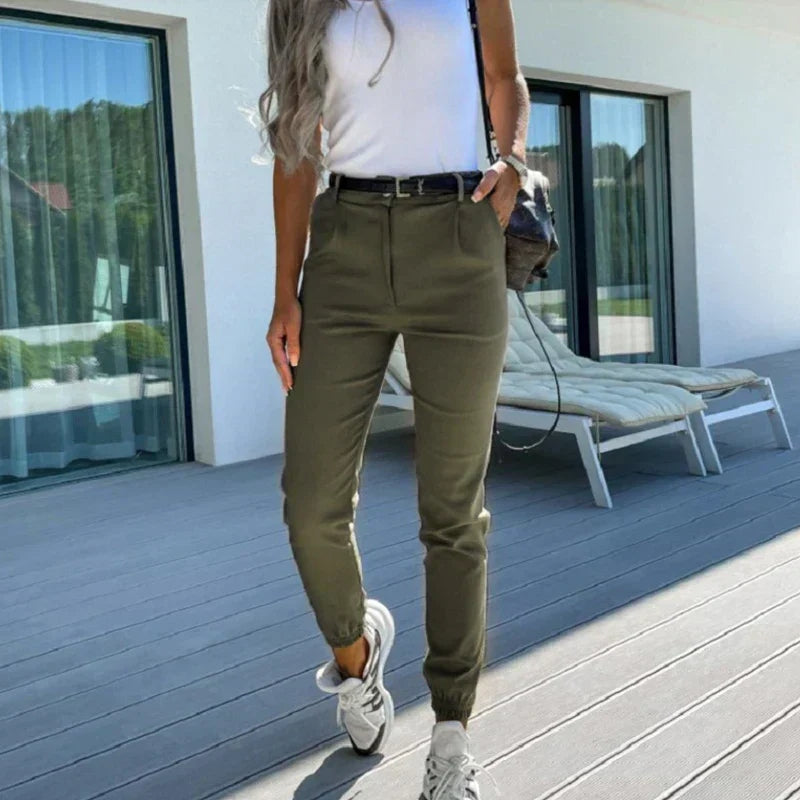 Mathilda | Stylische Jogginghose mit hoher Taille und schmaler Passform - Image 3