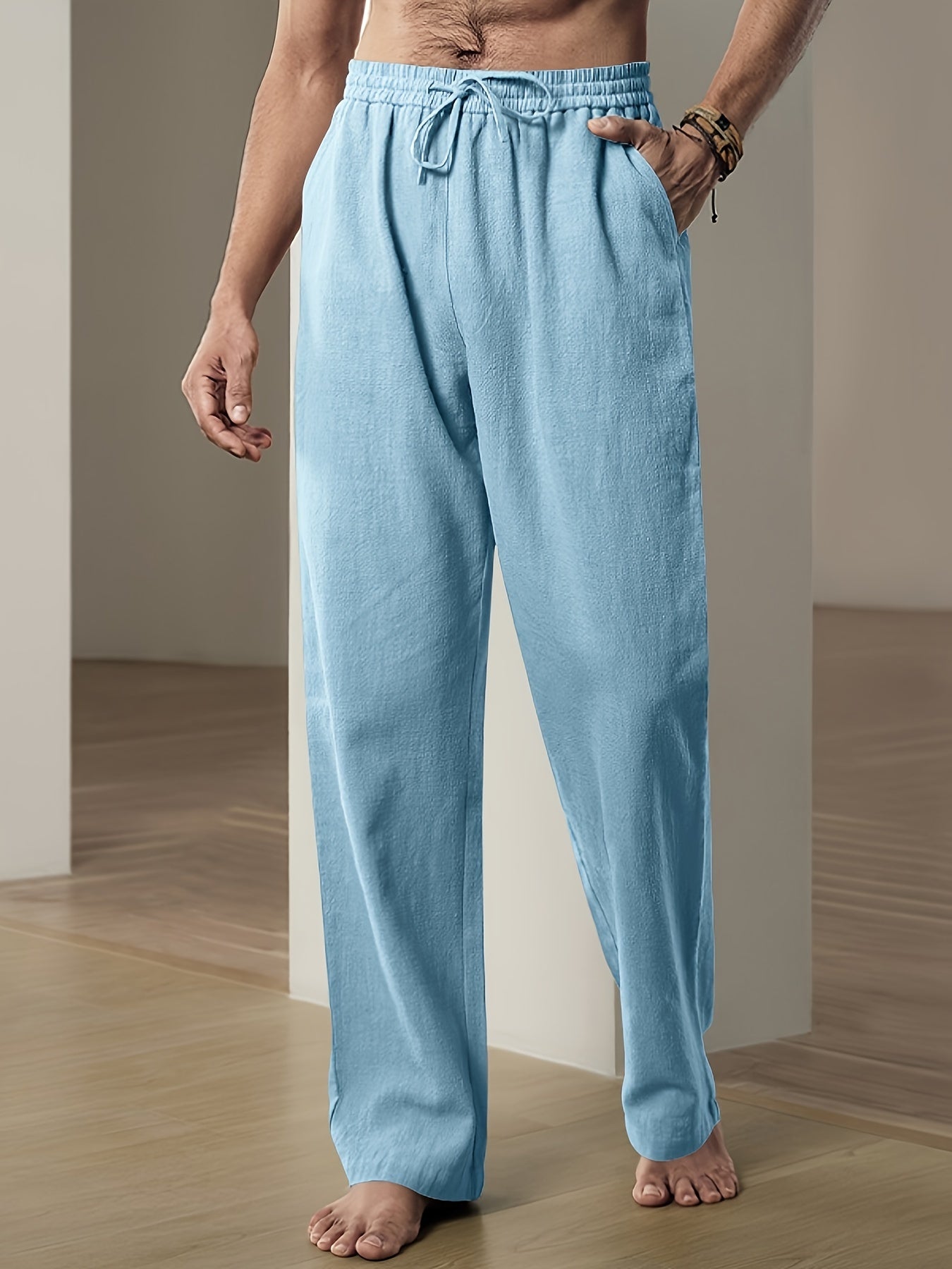 Andreas | Relaxed Fit Drawstring Pants für Männer - Bequeme, leichte Freizeitkleidung - Image 2