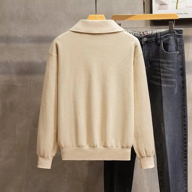 Axel | Langarm Polo-Shirt Pullover für Herren