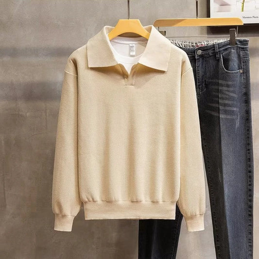 Axel | Langarm Polo-Shirt Pullover für Herren