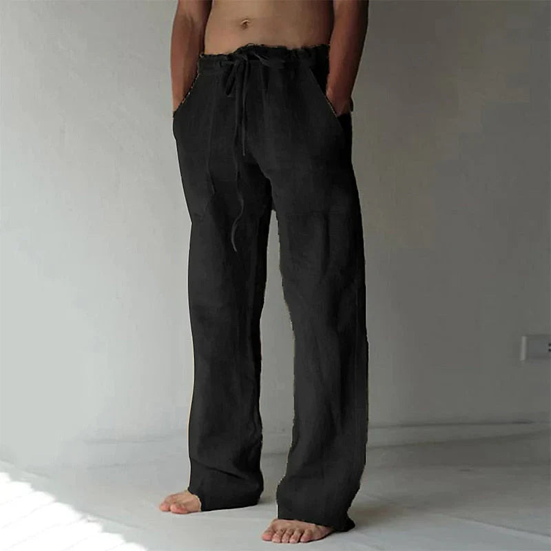 Tom | Bequeme Baggy Leinenhosen für Männer - Image 4