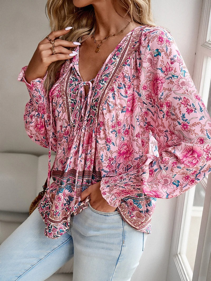 Claudine | Stilvolles Sommerblumen-Top für mühelose Eleganz - Image 2