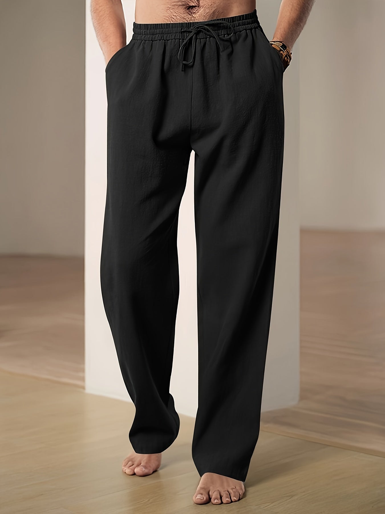 Andreas | Relaxed Fit Drawstring Pants für Männer - Bequeme, leichte Freizeitkleidung - Image 5