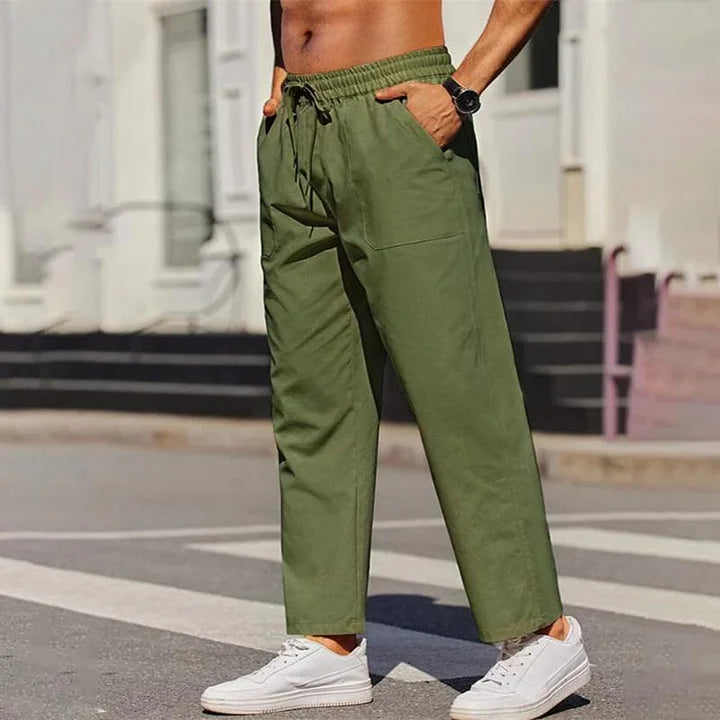 Dirk | Lässige leichte Leinen-Sommer-Hose - Image 5