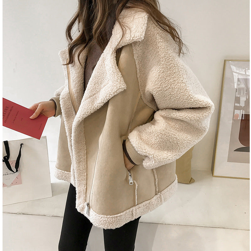 Daniela | Damen Sherpa Fliegerjacke - Image 4