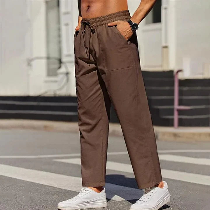 Dirk | Lässige leichte Leinen-Sommer-Hose - Image 4