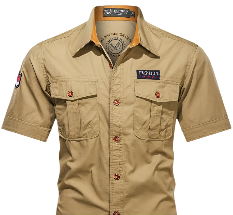 Konrad | Leichtes Arbeitshemd aus Baumwolle für Männer - Image 4