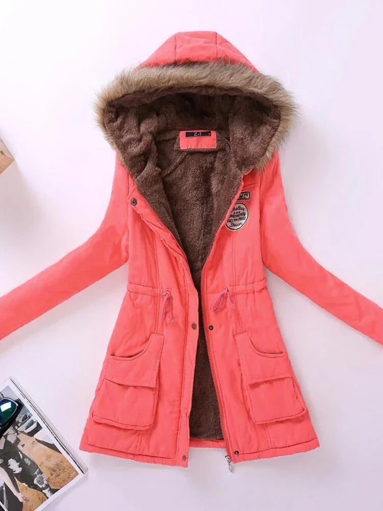 Paula | Damen Kapuzenparka Jacke - Image 8