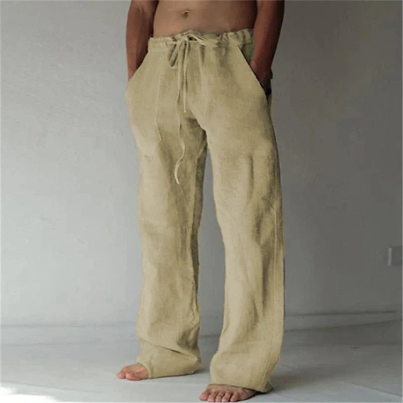 Tom | Bequeme Baggy Leinenhosen für Männer - Image 3