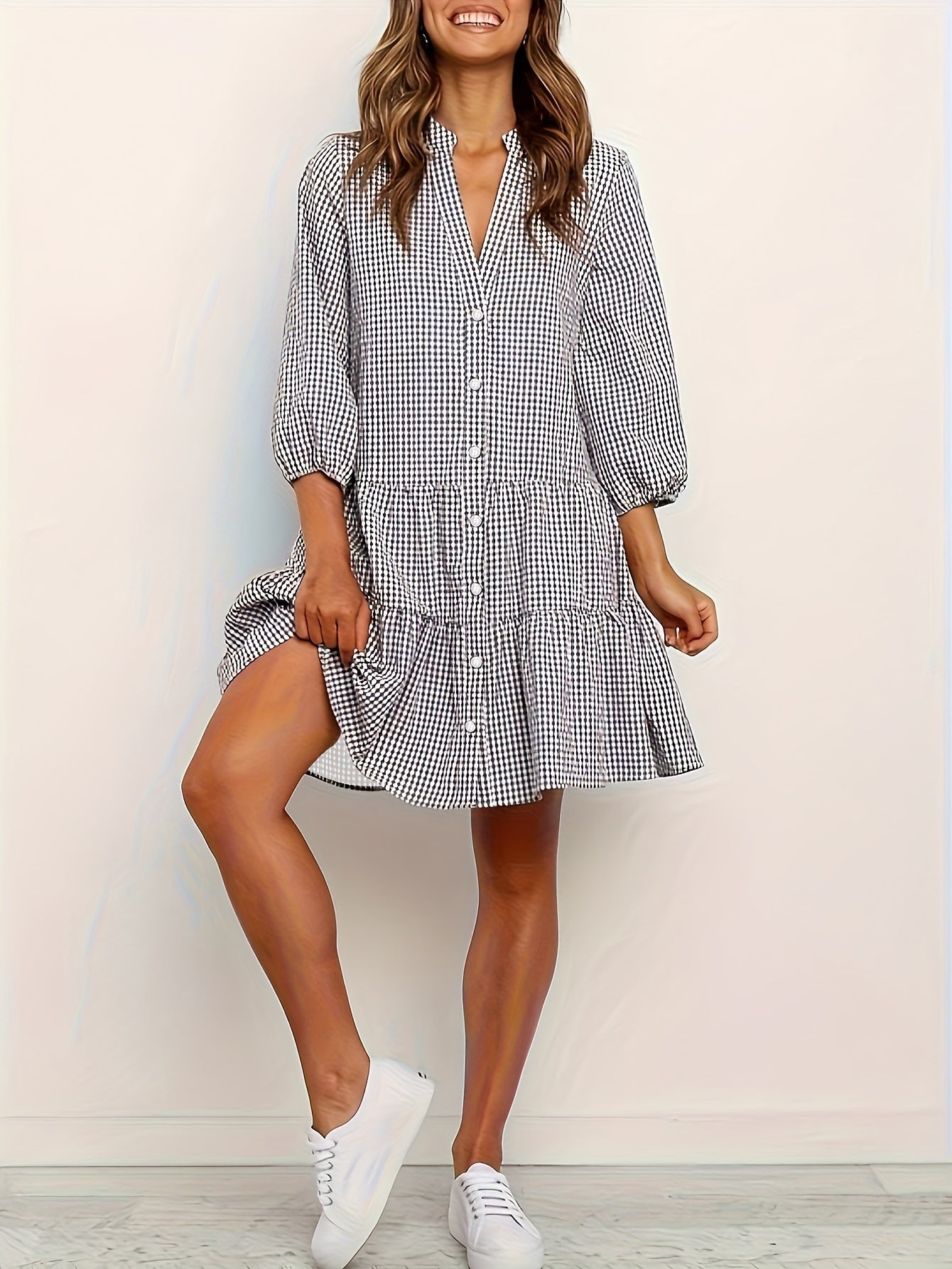 Anke | Verspieltes gestreiftes Kleid für sonnige Tage - Image 2