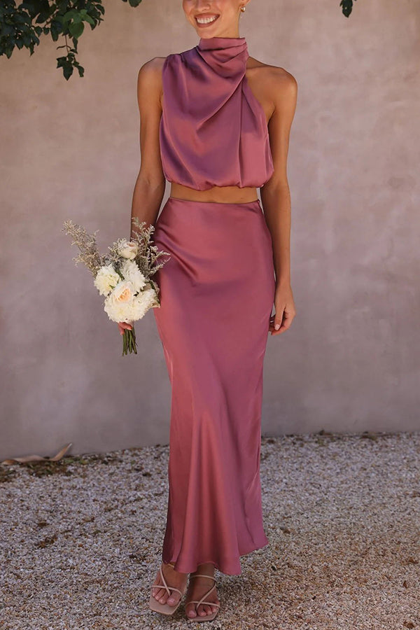 Tina | Elegantes zweiteiliges Set aus Satin für Frauen - Image 5