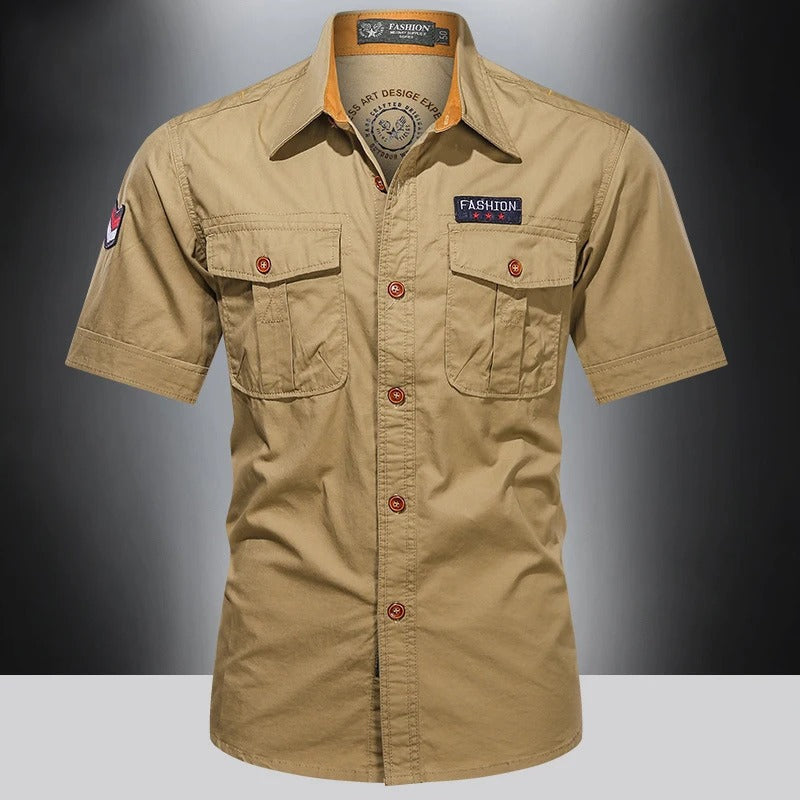 Konrad | Leichtes Arbeitshemd aus Baumwolle für Männer - Image 7