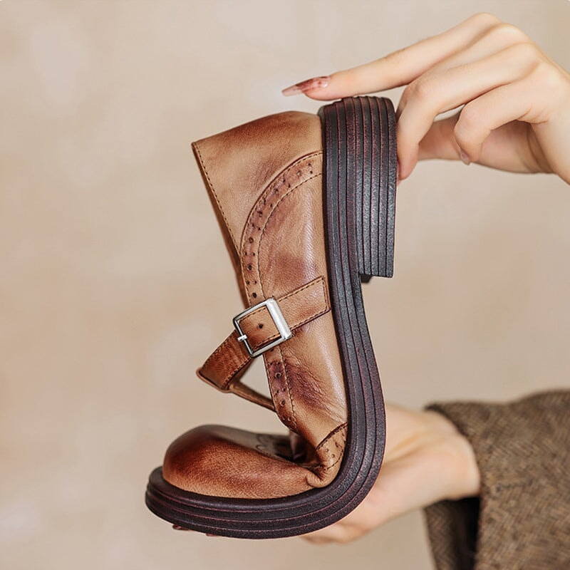 Tamara | Mary Jane Plateau Schuhe für Damen - Image 5