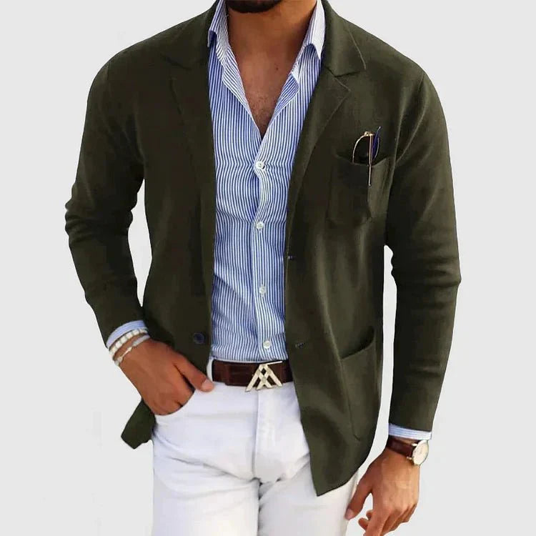 Niklas | Herren Relaxed Strickblazer - Image 5