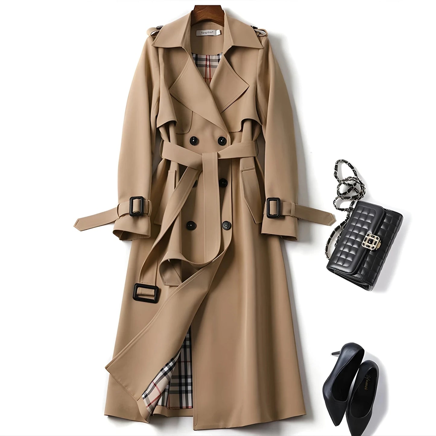 Ruth | Damen Stylische Trenchcoat - Reuploaded Image