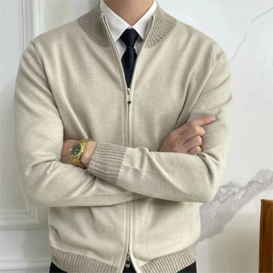 Saint | Smart Casual Strickjacke mit Reißverschluss