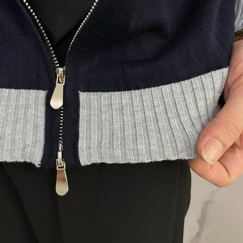 Saint | Smart Casual Strickjacke mit Reißverschluss