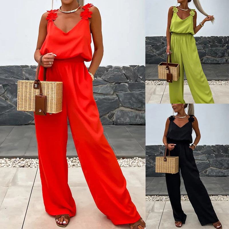 Valentina | Geblümter Jumpsuit mit elegantem Design - Image 9