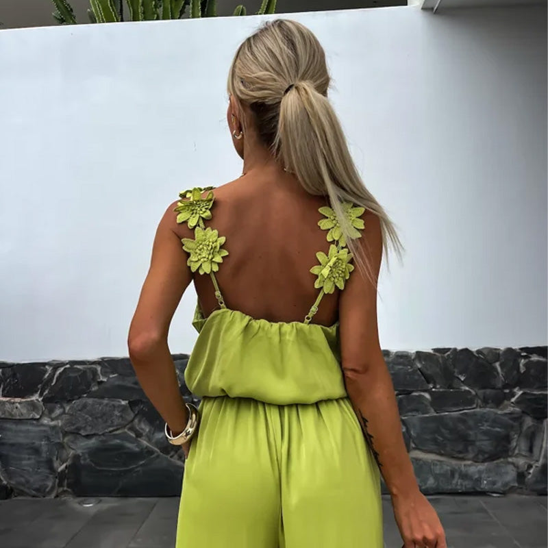 Valentina | Geblümter Jumpsuit mit elegantem Design - Image 7