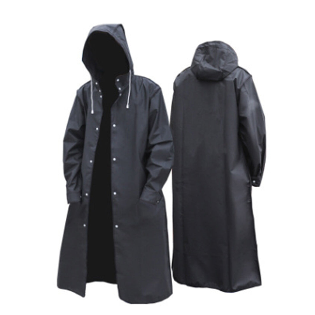 Karsten | Herren Kapuzen Regenjacke Lang - Image 6