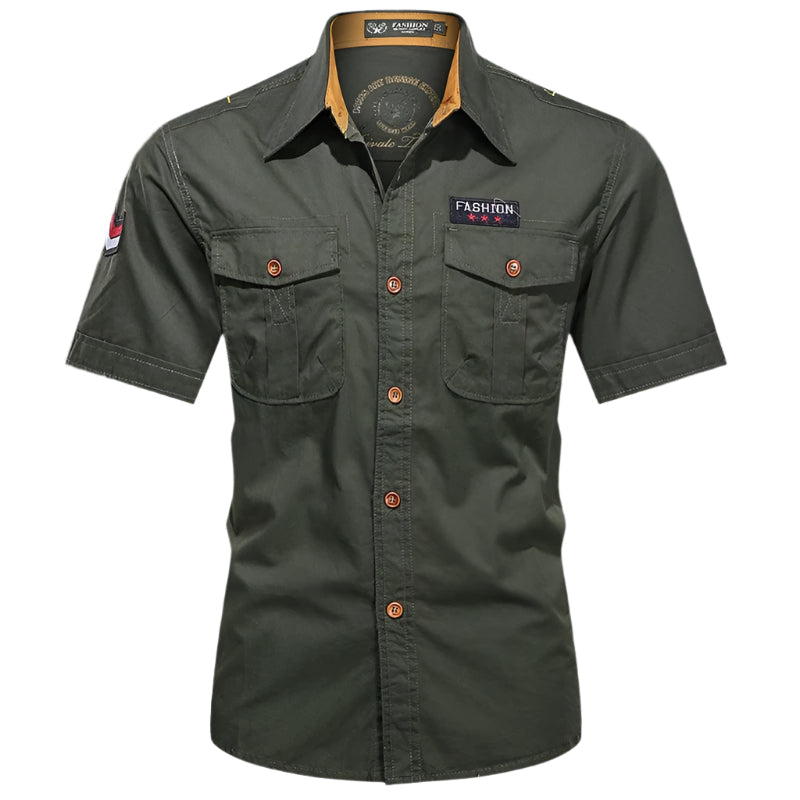 Konrad | Leichtes Arbeitshemd aus Baumwolle für Männer - Image 1