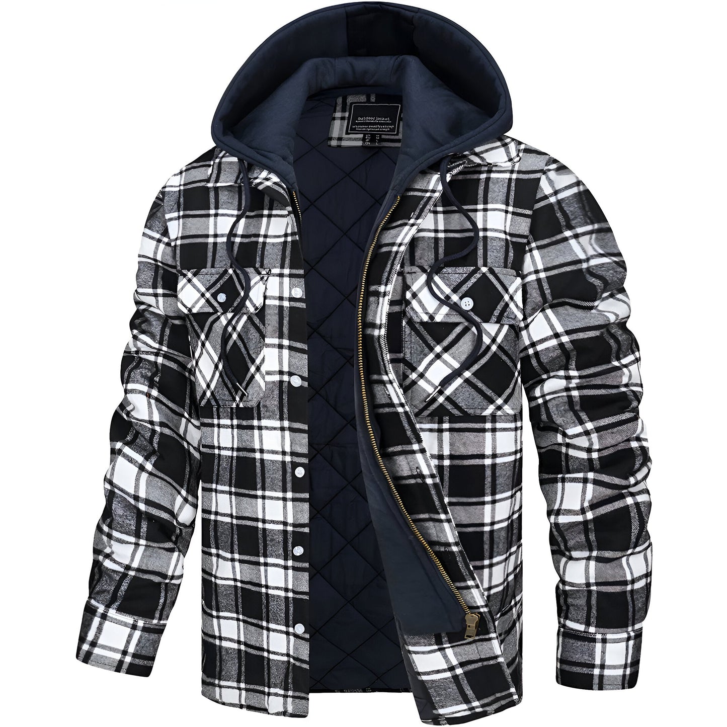 Jakob | Herren Flanelljacke mit Kapuze - Image 6