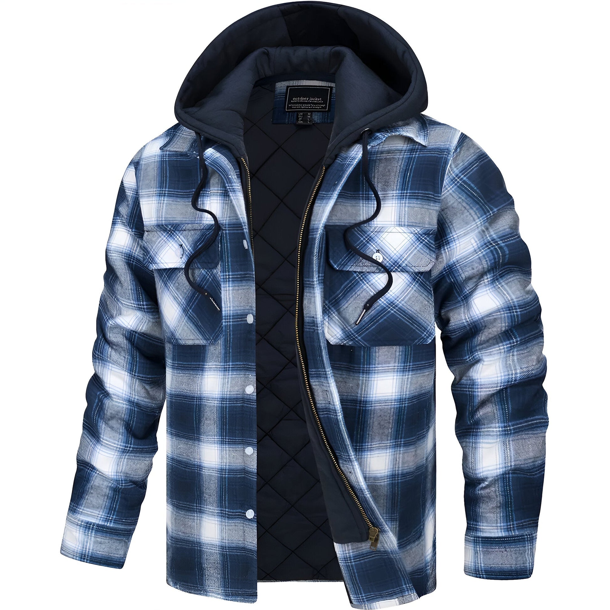Jakob | Herren Flanelljacke mit Kapuze - Image 5