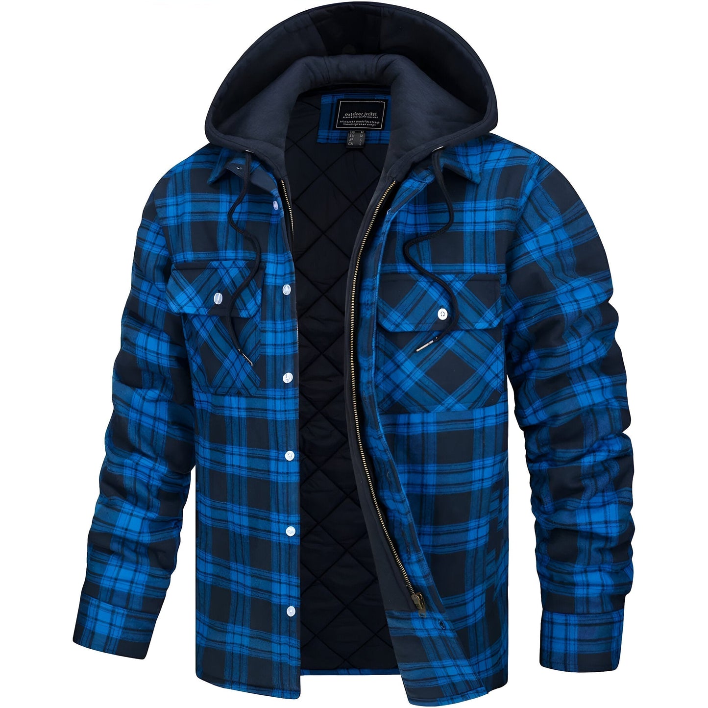 Jakob | Herren Flanelljacke mit Kapuze - Image 3