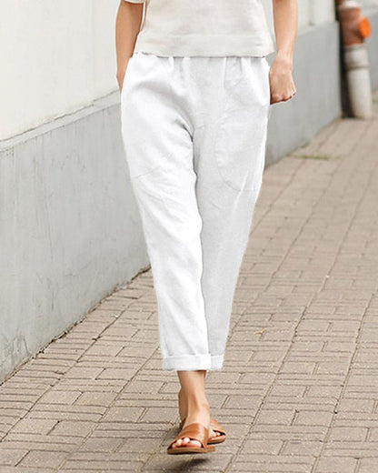 Tamara | Relaxed Fit Pants - Atmungsaktives, leichtes Gewebe - Image 3