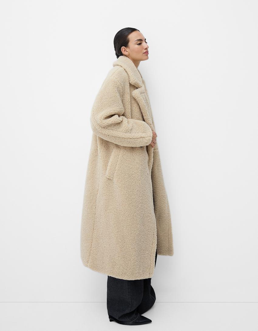 Elfriede | Damen Oversized Teddy Mantel - Image 5
