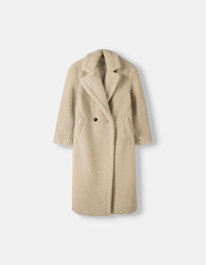 Elfriede | Damen Oversized Teddy Mantel - Image 6