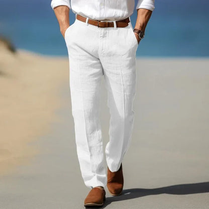 Leander | Stylische Sommerhose aus Leinen für Männer - Image 2
