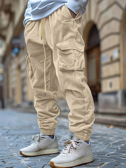 Kai | Herren Relaxed Fit Cargo Jogginghose - Image 2