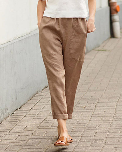 Tamara | Relaxed Fit Pants - Atmungsaktives, leichtes Gewebe - Image 9