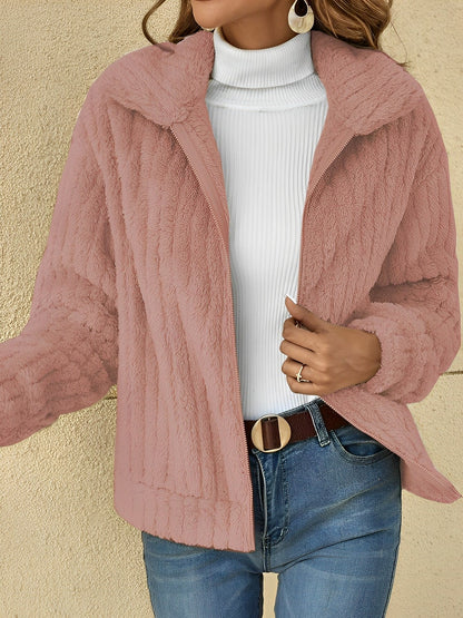 Jill | Damen Jacke mit Reißverschluss - Relaxed Fit - Image 4