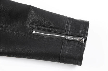 Heiko | Herren Slim-Fit Leder Bikerjacke - Image 8