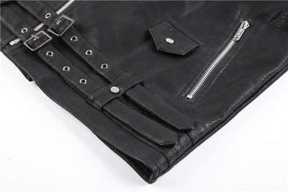 Heiko | Herren Slim-Fit Leder Bikerjacke - Image 10