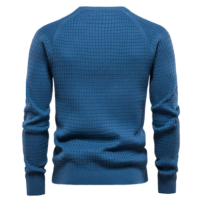 Johann | Herren Strukturierter Rundhals-Pullover - Image 7