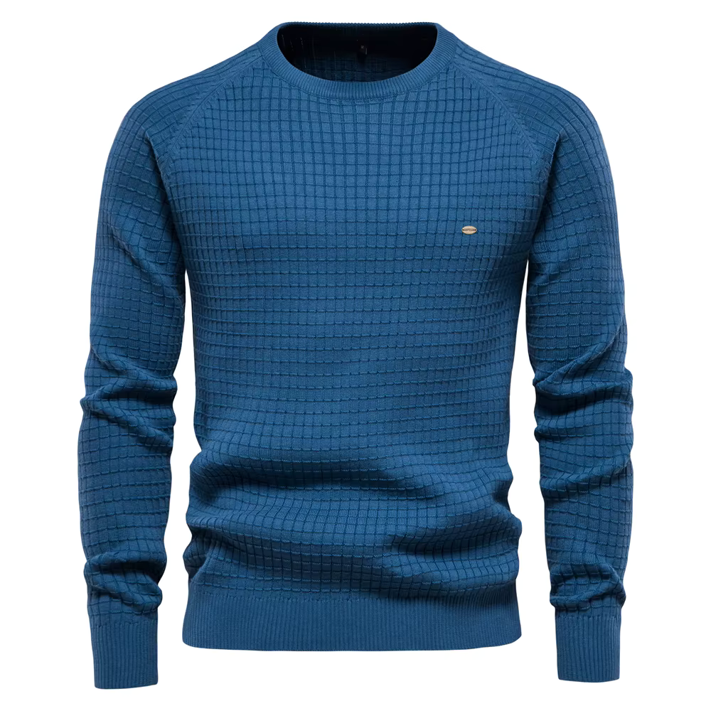 Johann | Herren Strukturierter Rundhals-Pullover - Image 2